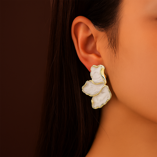 Maple Leaf Flower Earrings Presented by Furniffy™