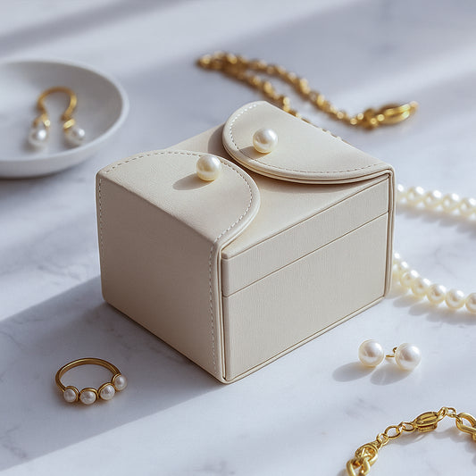 Leather Jewellery Box Presented by Furniffy™