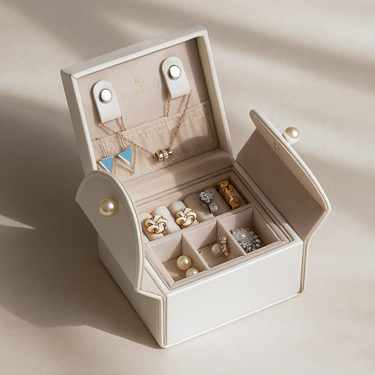 Leather Jewellery Box Presented by Furniffy™