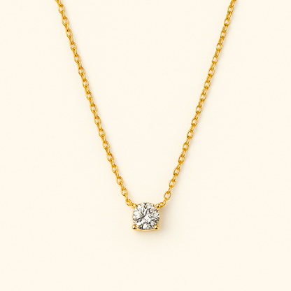 18k Gold-Plated Diamond Choker Necklace by Furniffy™