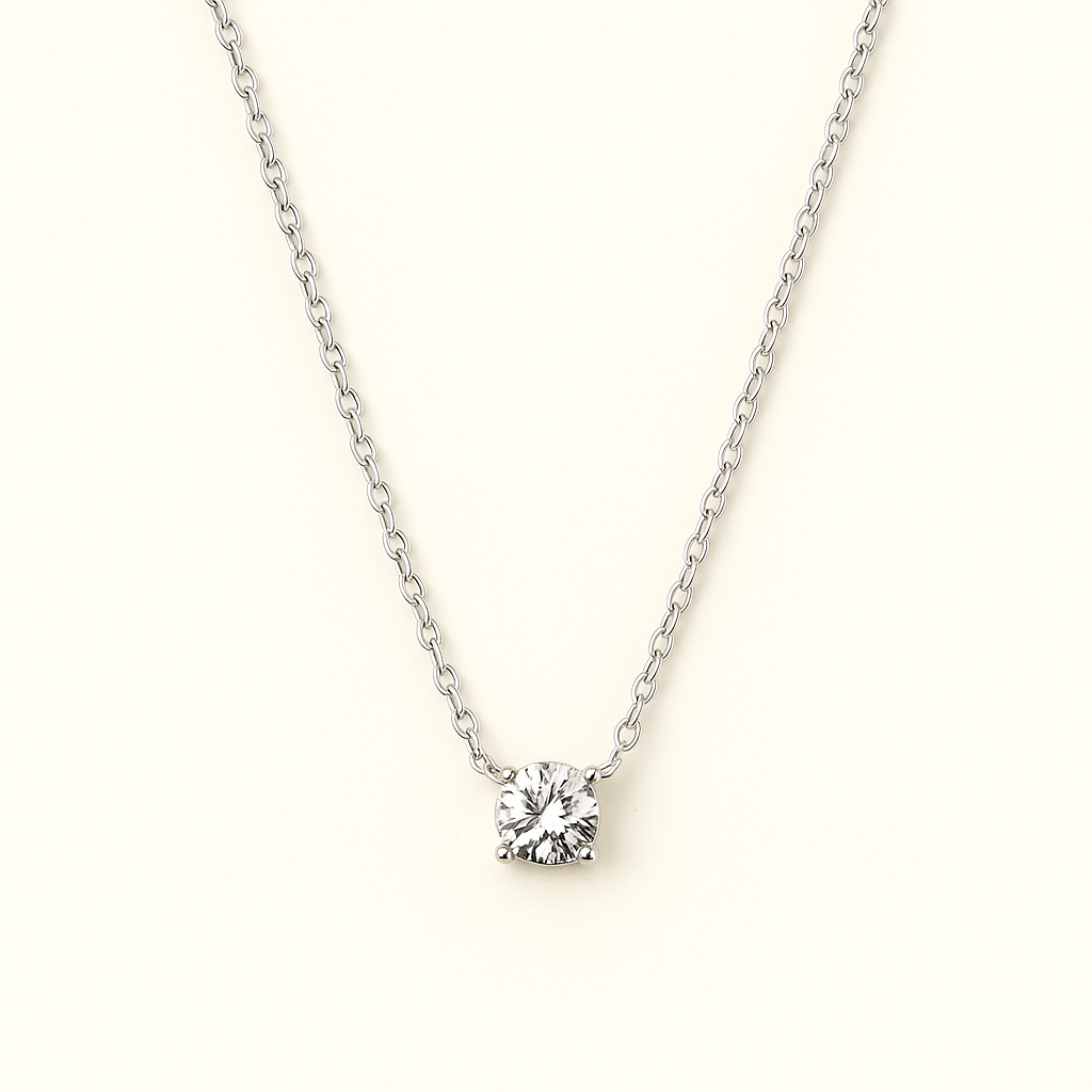 18k Gold-Plated Diamond Choker Necklace by Furniffy™